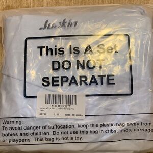 White Junkin beach party Pool Set